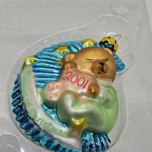 Carlton Cards Vintage Christmas 2001 Ornaments - Lot of 3 - Picture 5 of 7